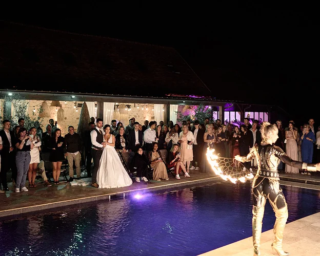 reception mariage avec spectable à Angervilliers dans l'Essonne 91